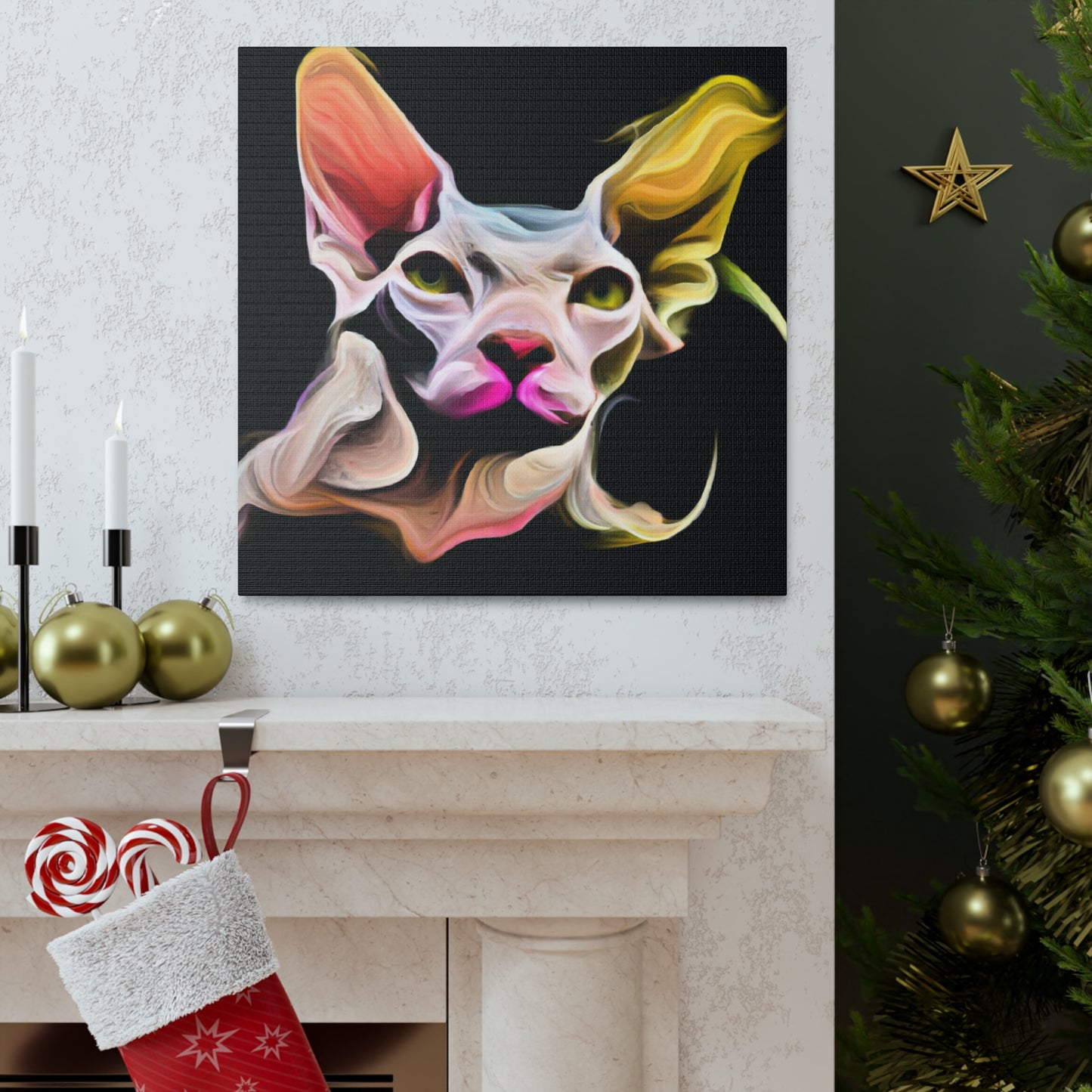 Sphynx Cat Enchantment - Canvas