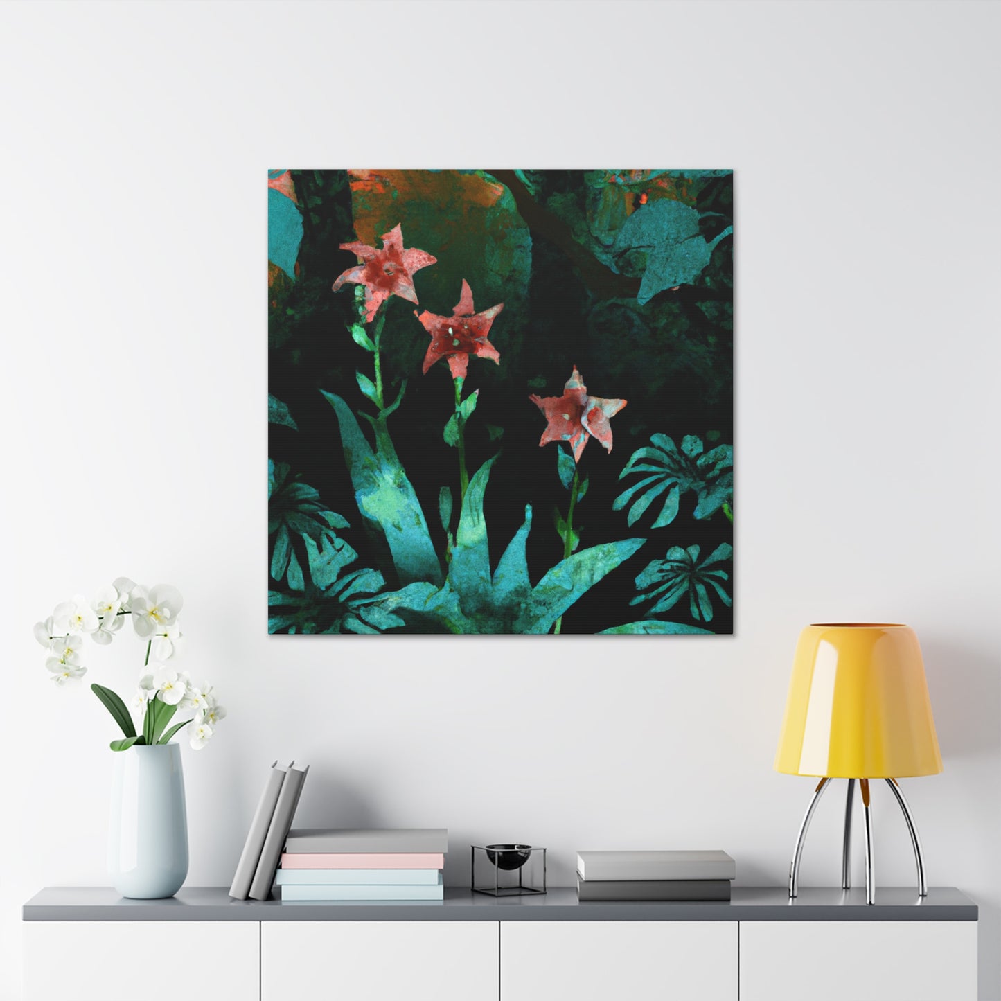 "Lily in Sunshine Colors" - Canvas