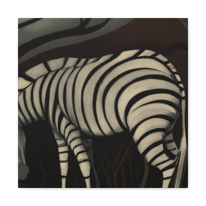 "Zebra's Exotic Dance" - Canvas