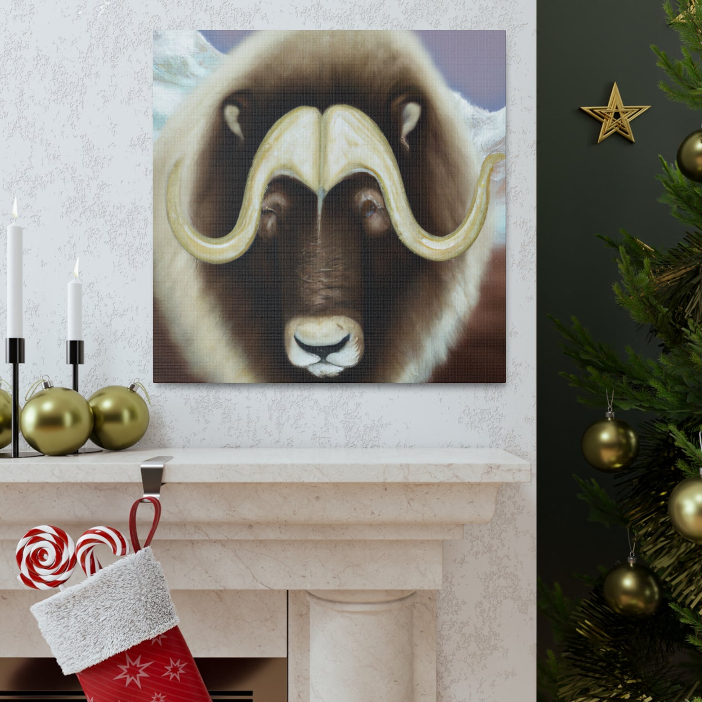 Musk Ox Majestic Power - Canvas