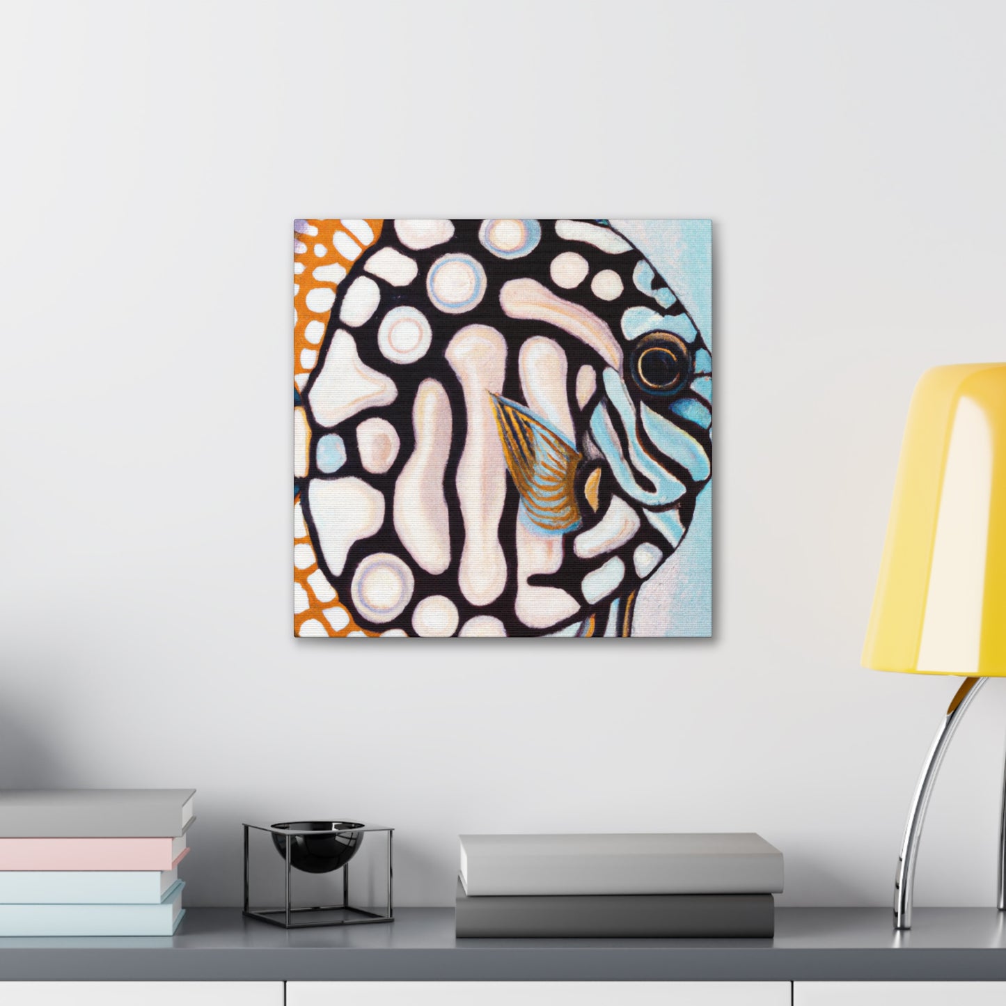 "Discus in Motion Deco" - Canvas