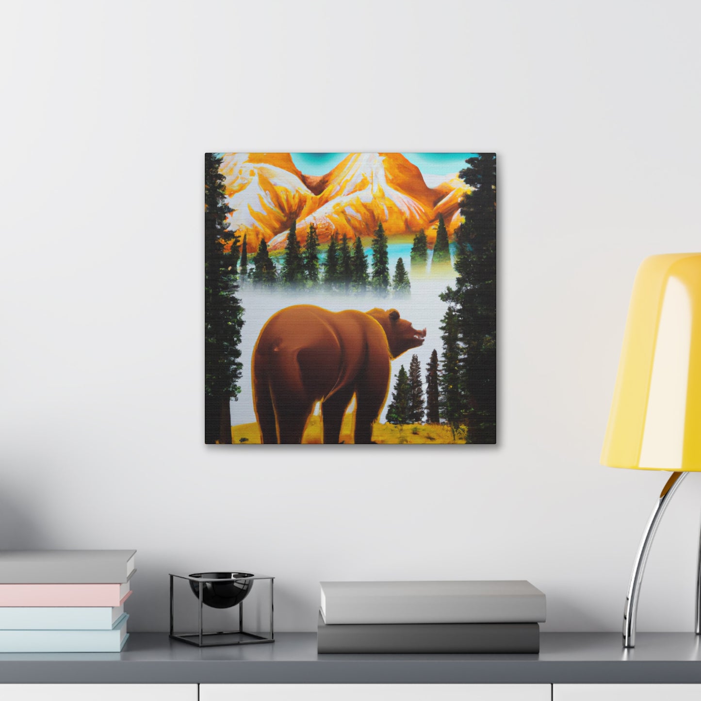 Beneath the Brown Bear - Canvas