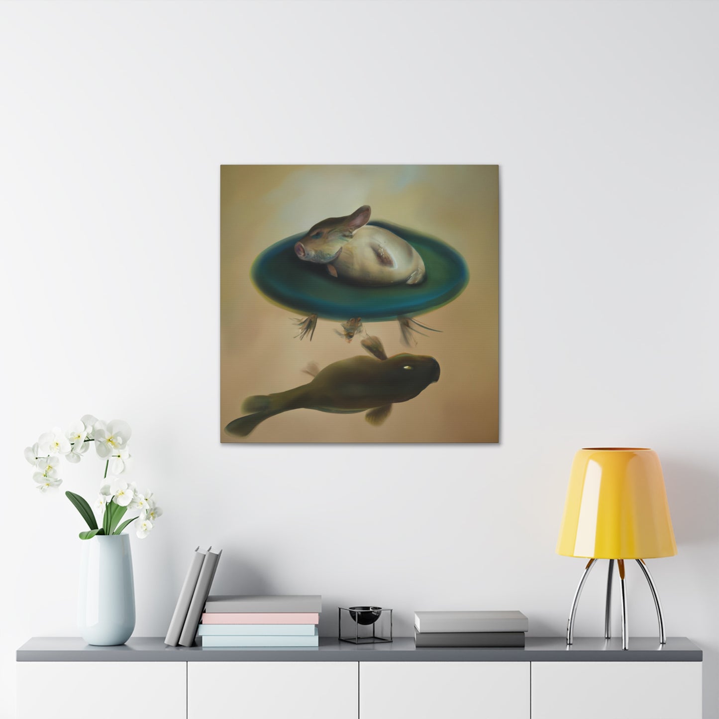 Corydoras Catfish Dreamscape - Canvas