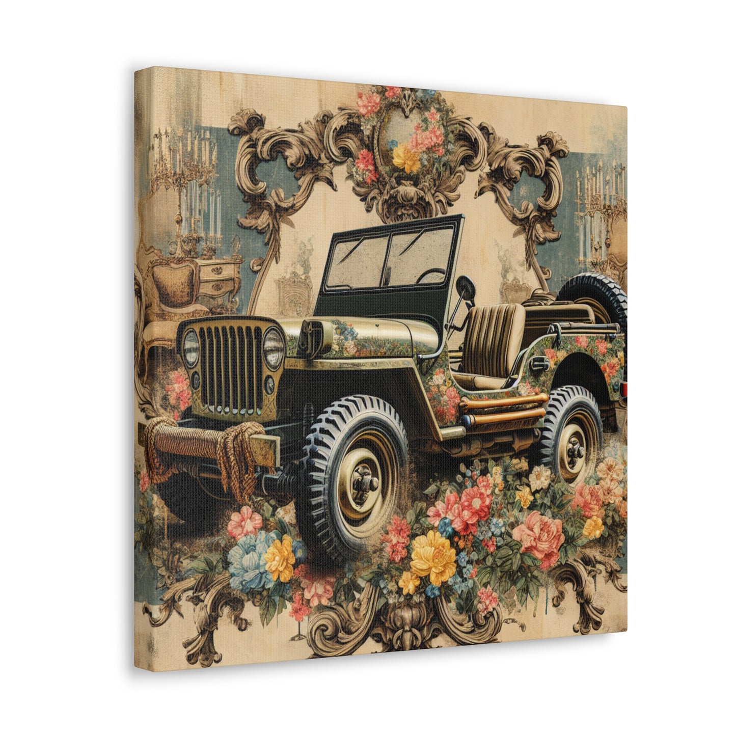 Whimsy Amidst Opulent Luxury - Canvas