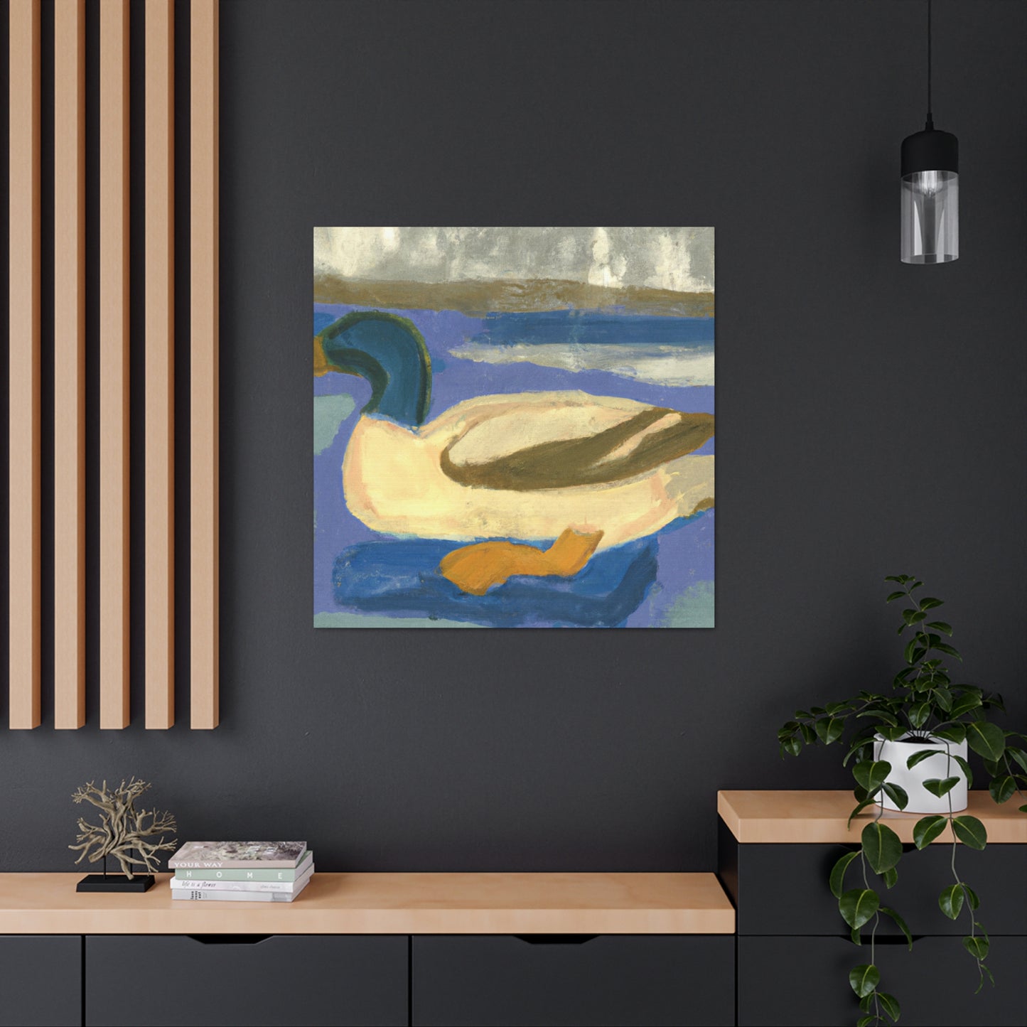 "Mallard Duck Expressionism" - Canvas