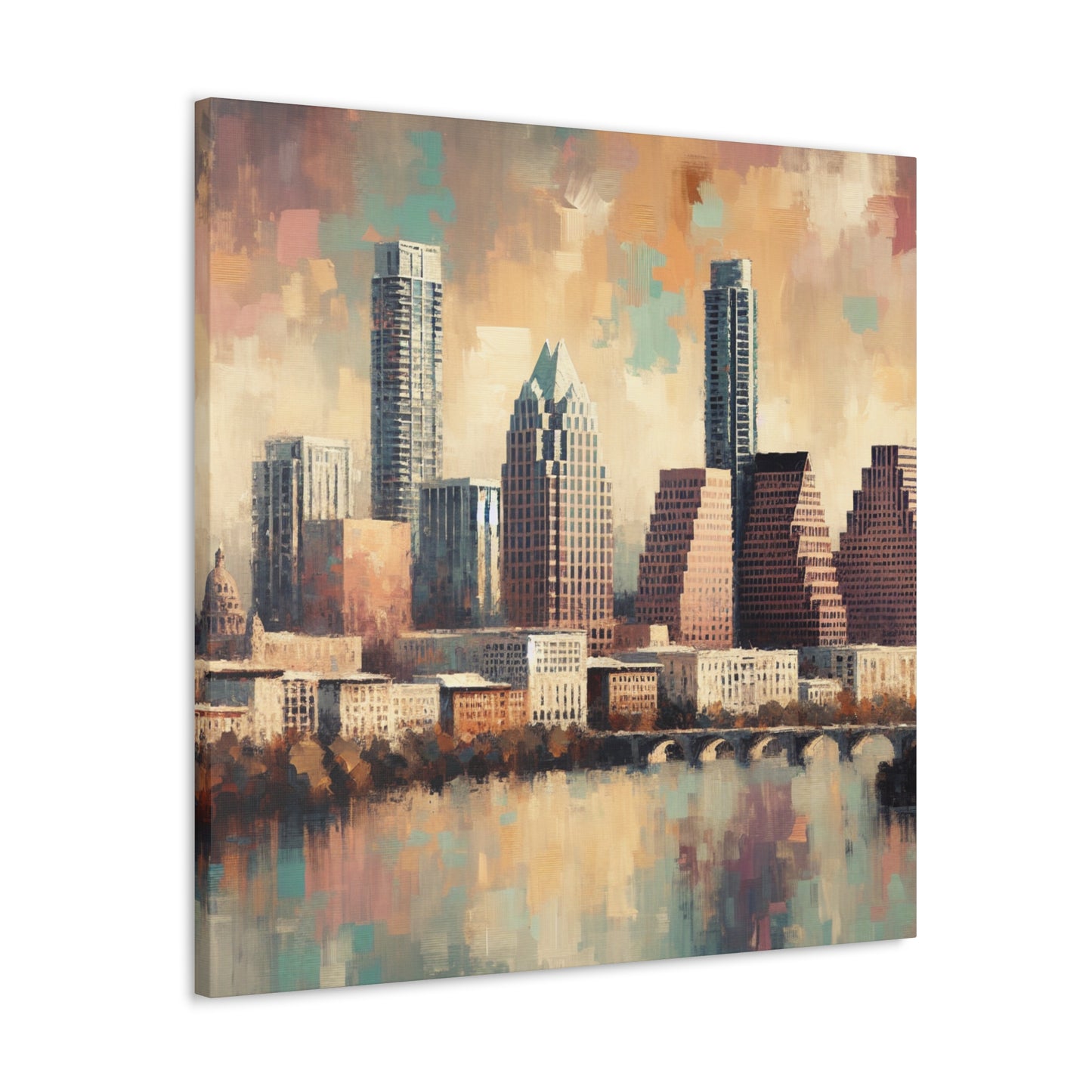 "Vibrant Texan Canvases" - Canvas