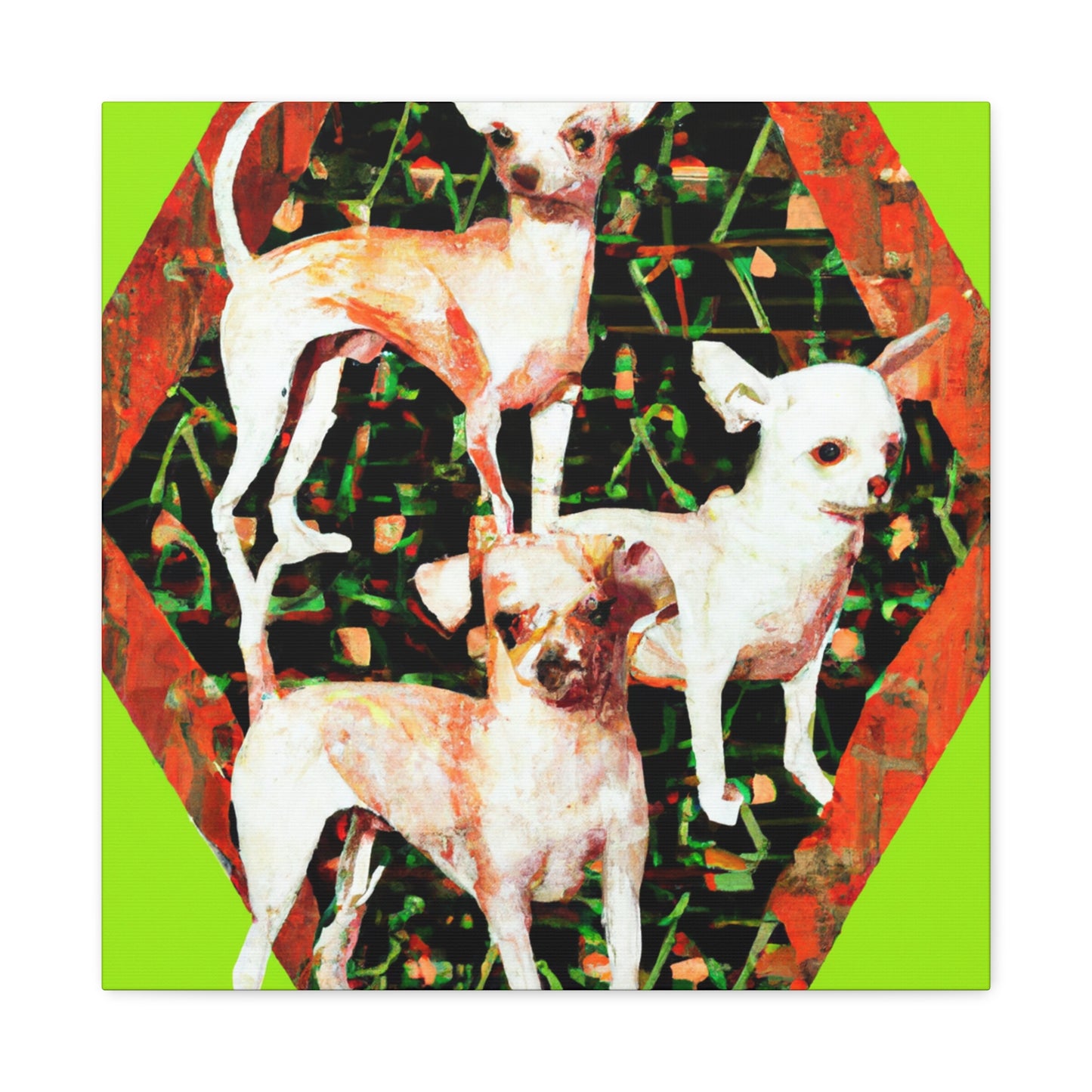 "Chihuahua Pop Art" - Canvas