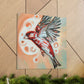 "House Finch Art Deco" - Canvas