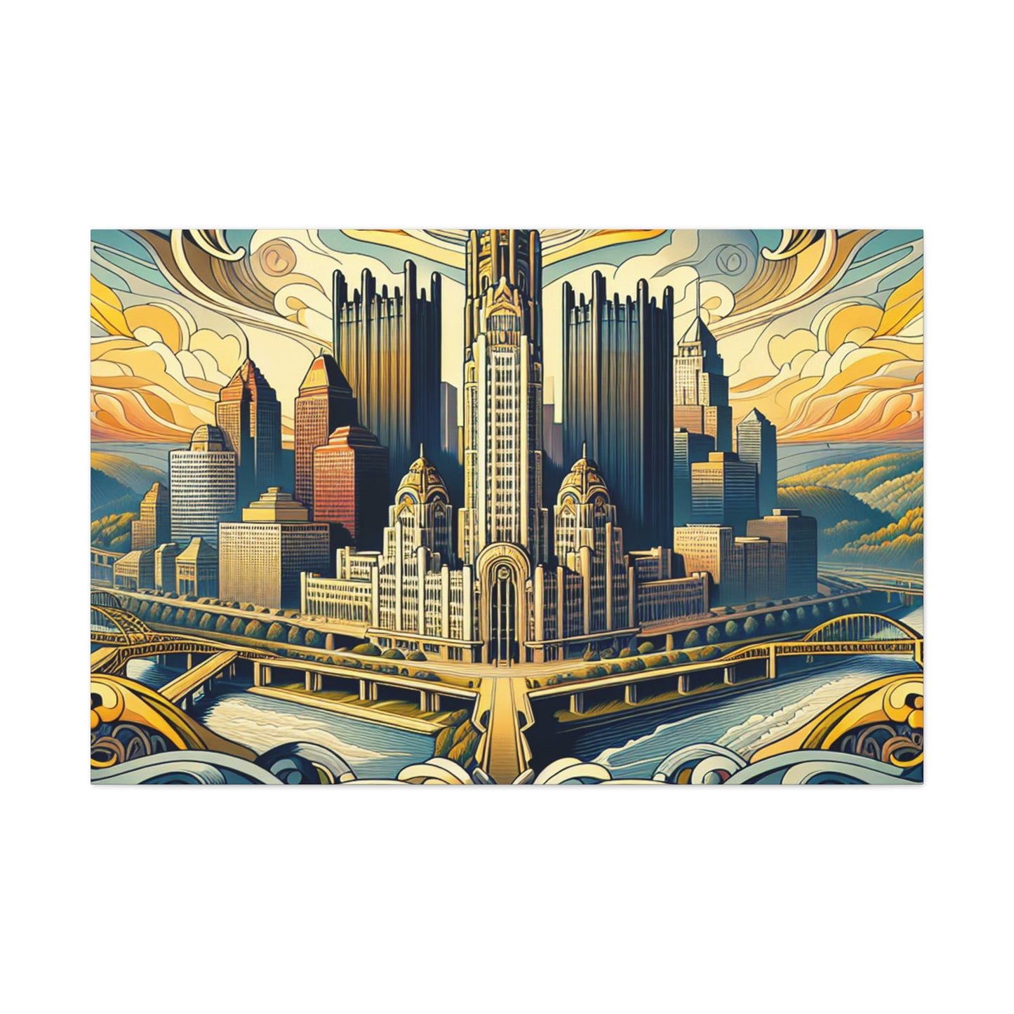 Steel City Symphony. - Canvas