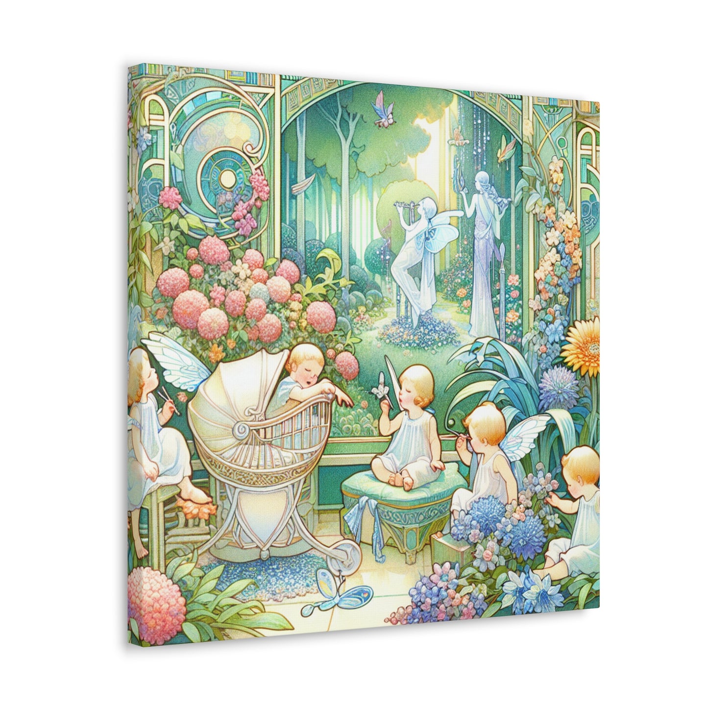 Enchanted Flora Dreams - Canvas