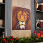 Lion in Hyperrealism - Canvas