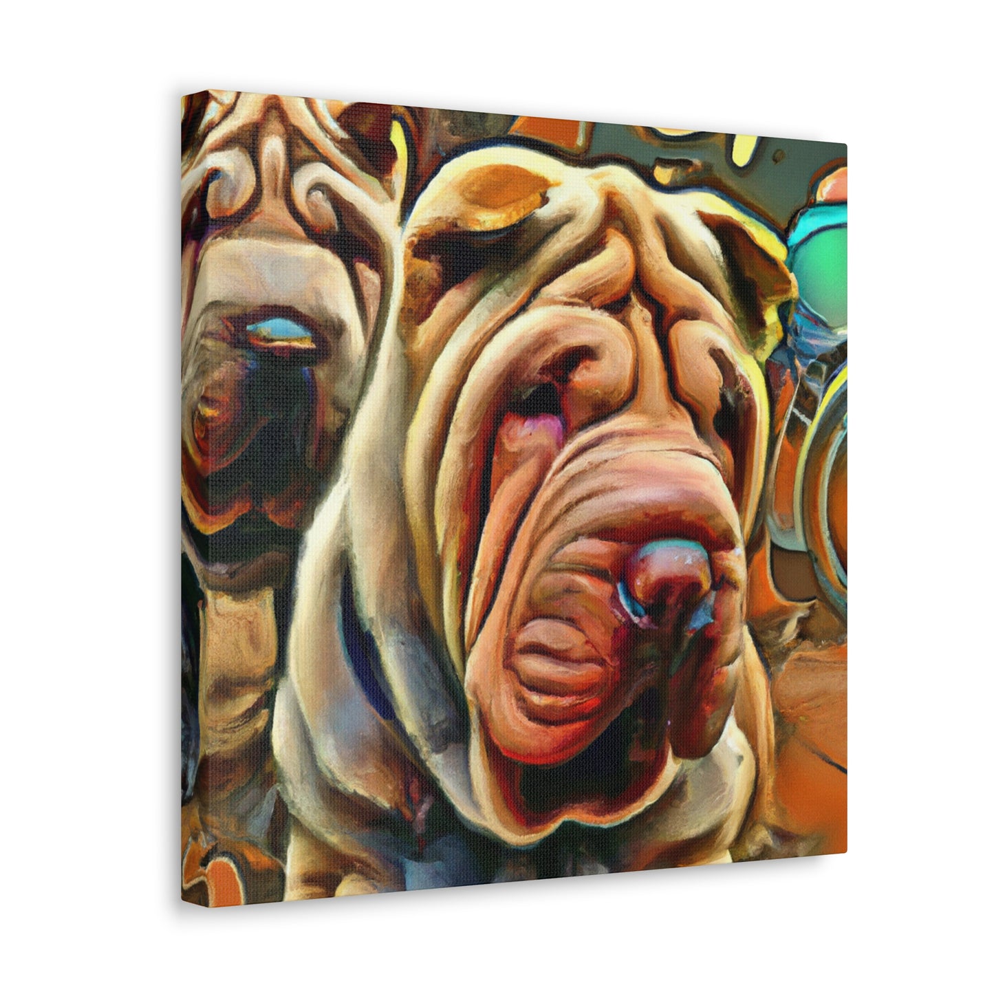 "Shar Pei Dreamscape" - Canvas