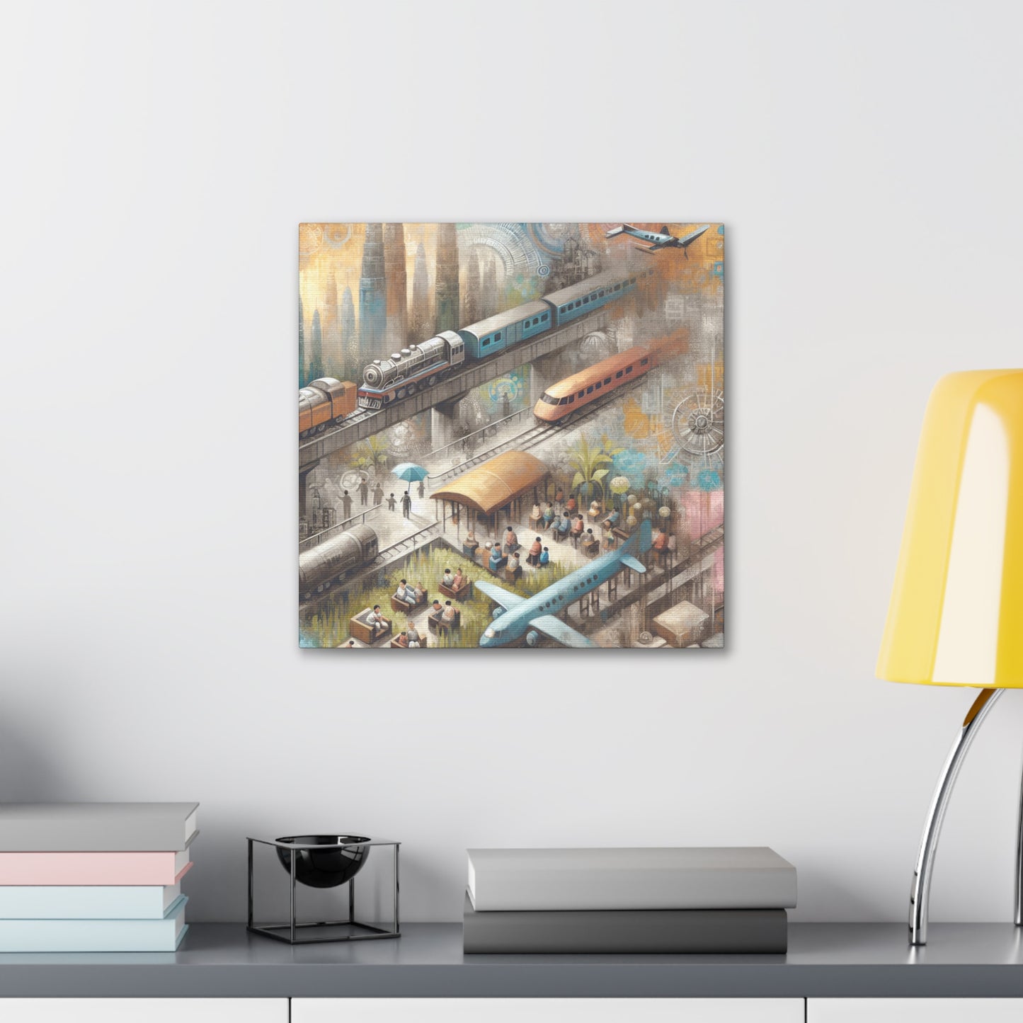 Whimsical Travel Journeys - Canvas