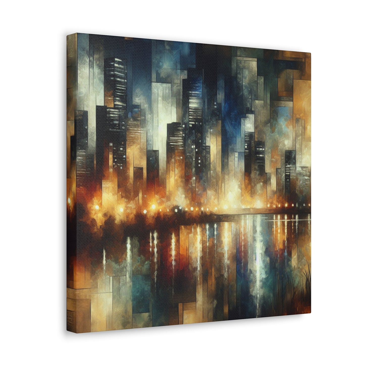 "Midnight Metropolis Movement" - Canvas