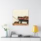 "Hay-Filled Countryside Wagon" - Canvas