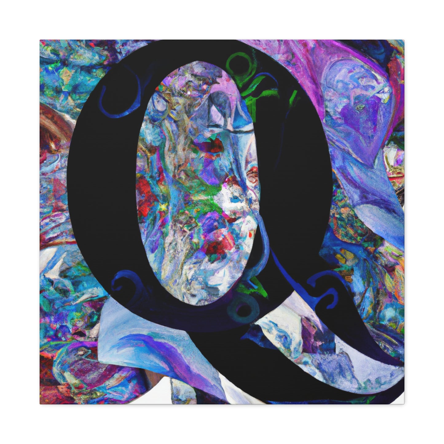 "Q's Wild Abstractions" - Canvas