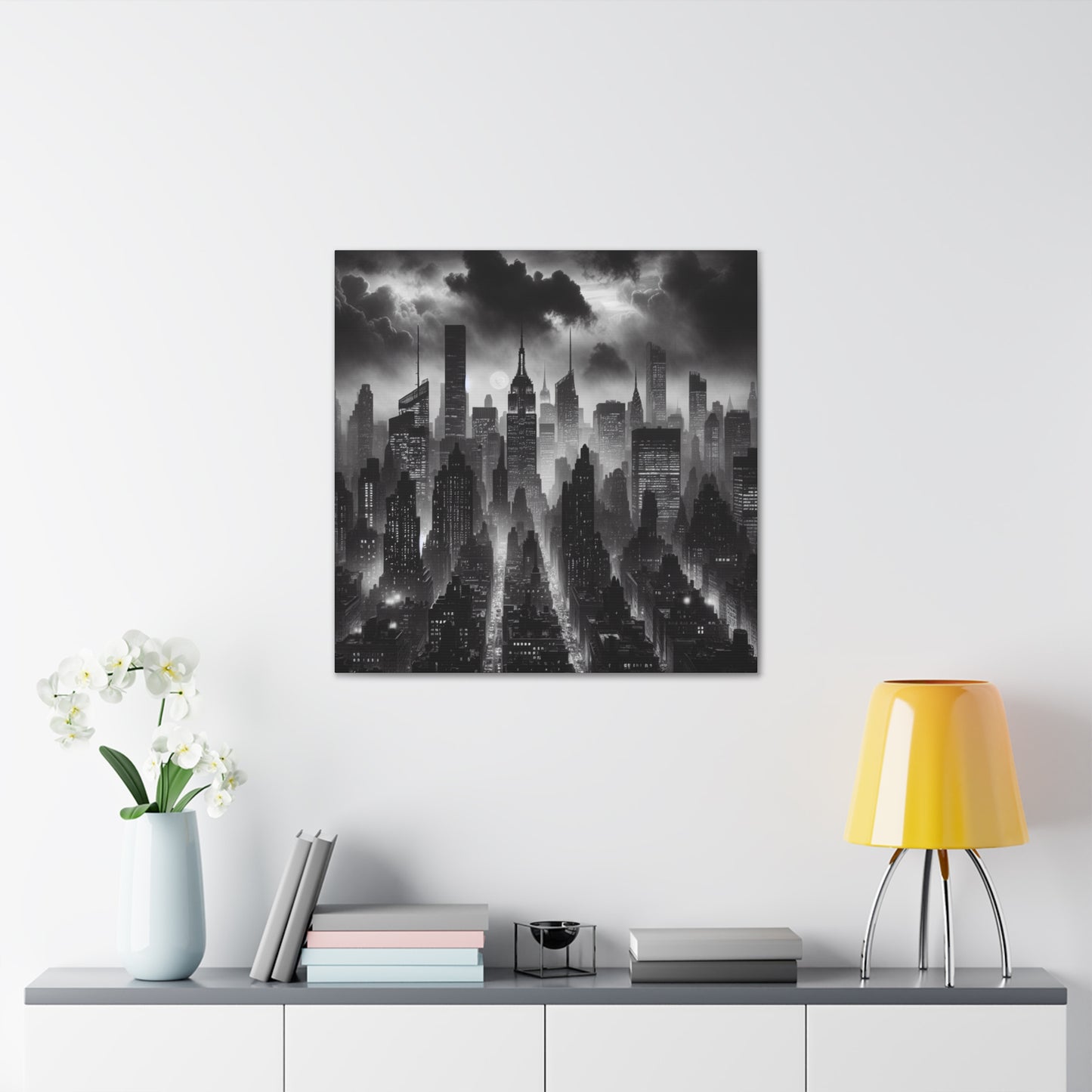 "Concrete Jungle Reverie" - Canvas