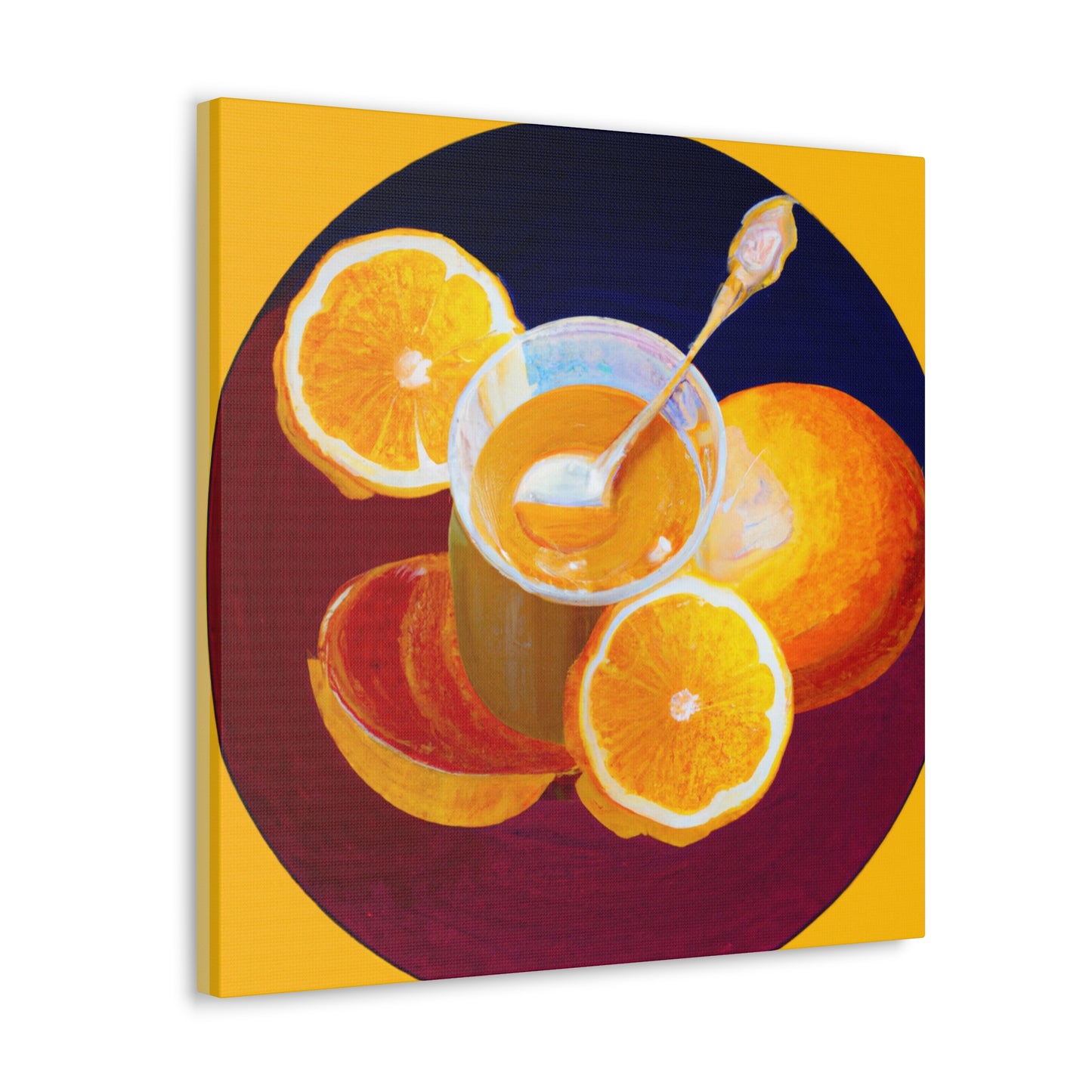 Orange in Art Nouveau - Canvas