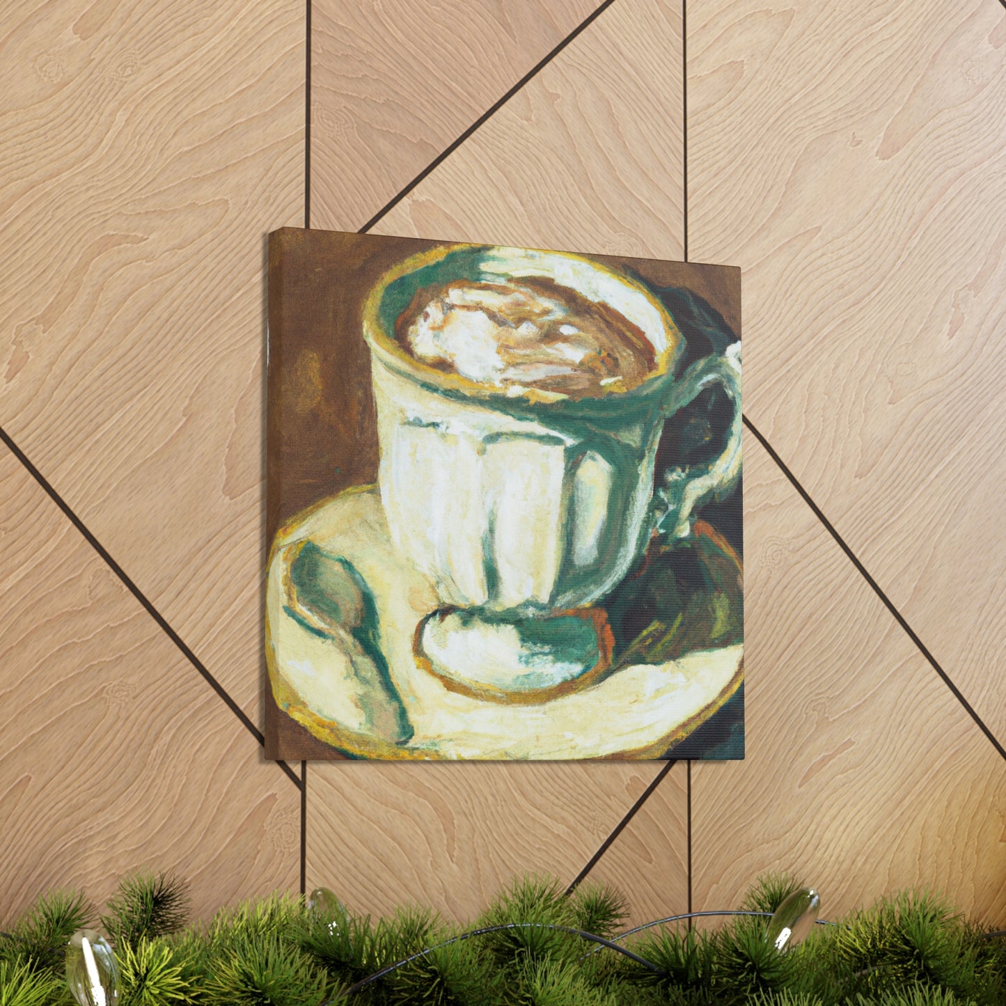 Coffee Cup Grandeur - Canvas