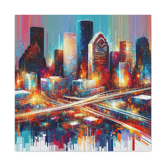 "Cosmic Houston Odyssey" - Canvas