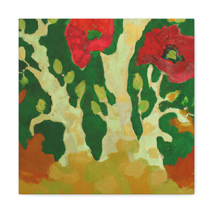 Poppies in Moonlight - Canvas