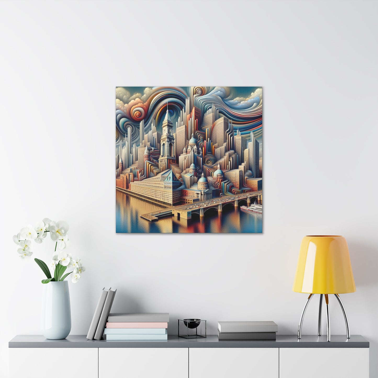 "Enigmatic Boston Dreams" - Canvas