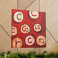 "Corked Wine Pattern" - Canvas