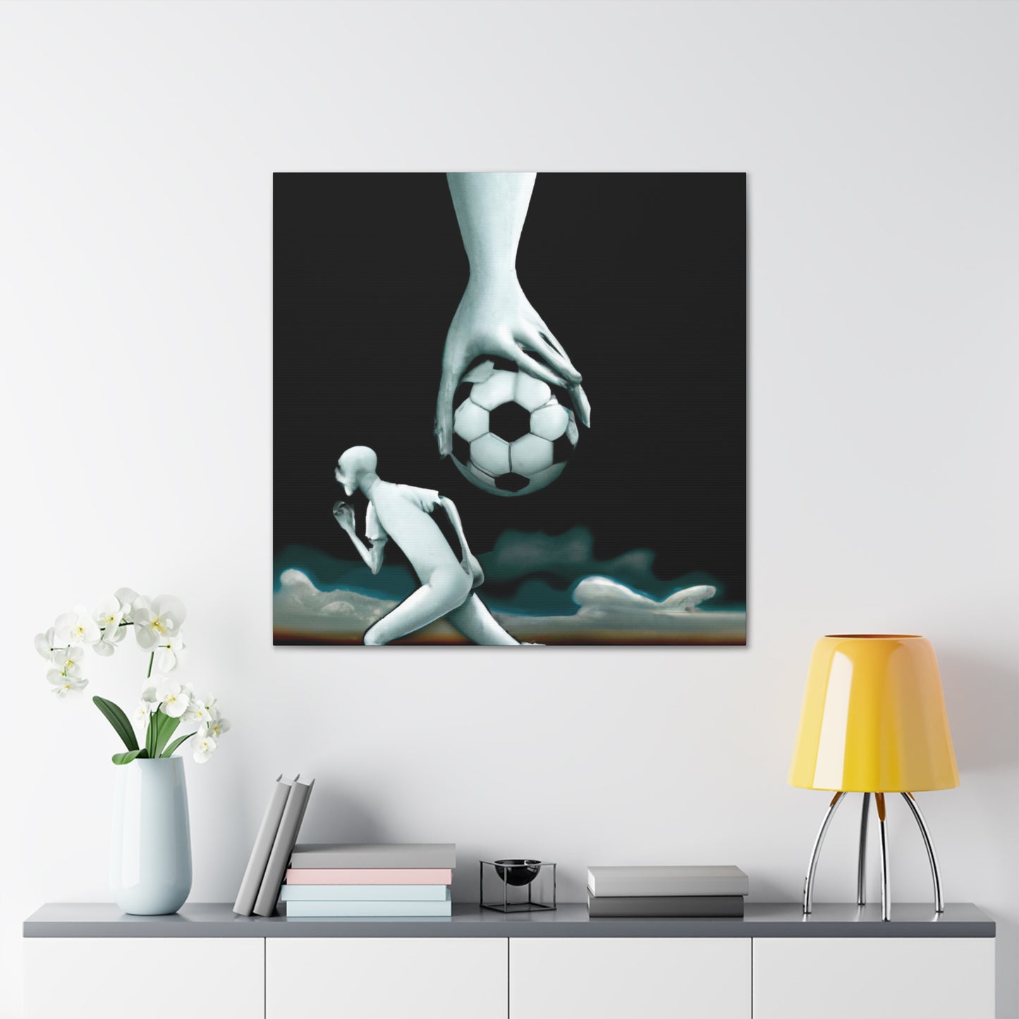 "Soccer: Artistic Expression" - Canvas