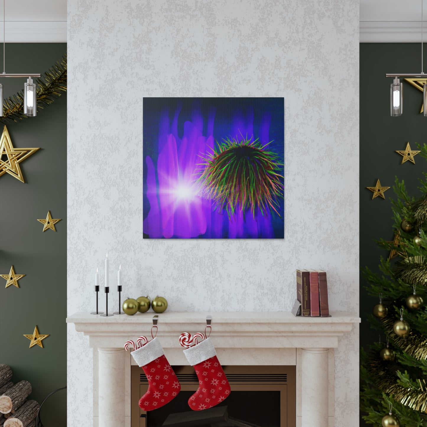 "Sea Urchin Fanfare" - Canvas