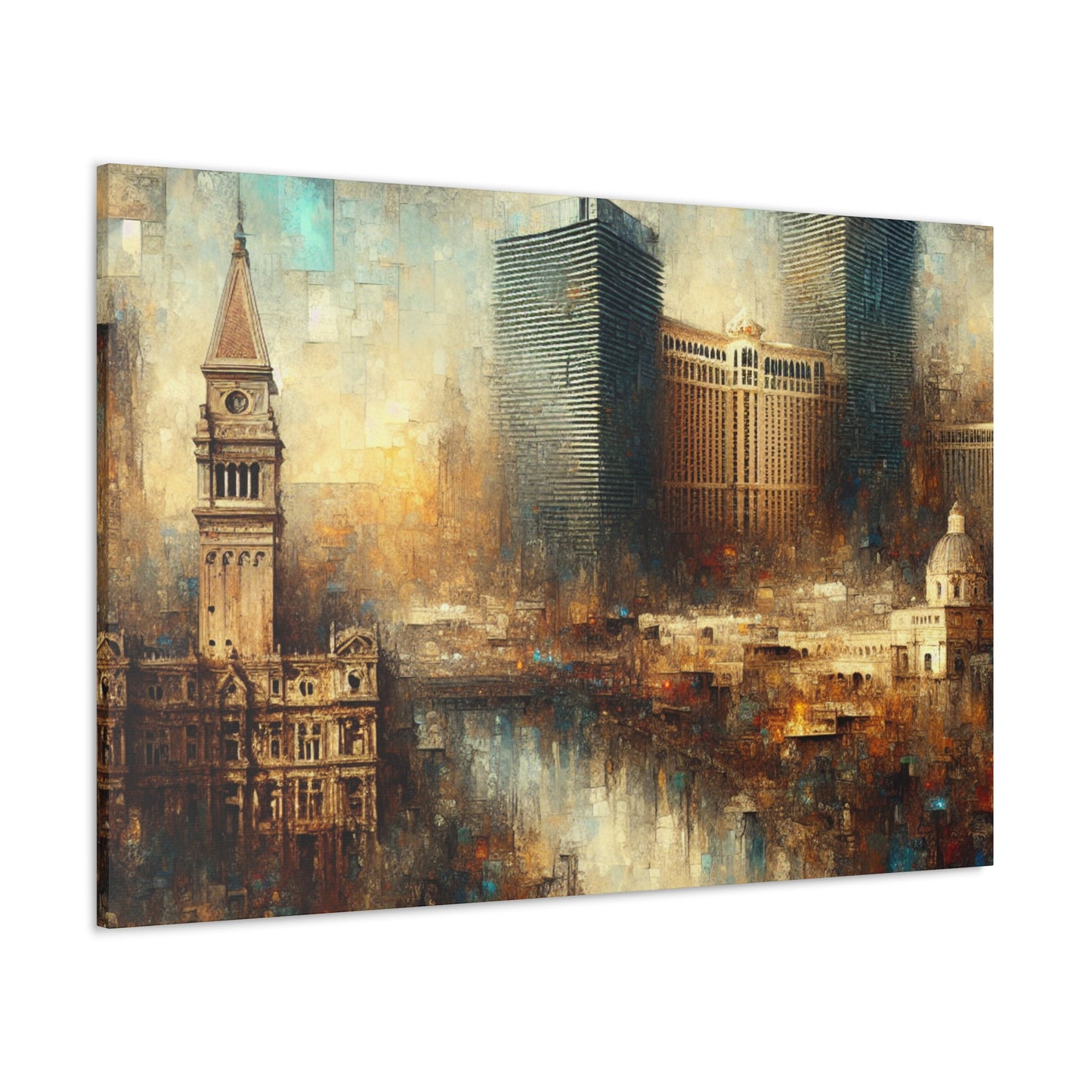 "Steam City Mirage Majesty" - Canvas