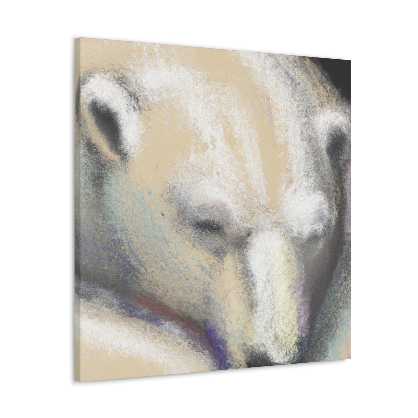 "Polar Bear Impressionism" - Canvas