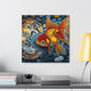 Goldfish in Dreamscape - Canvas