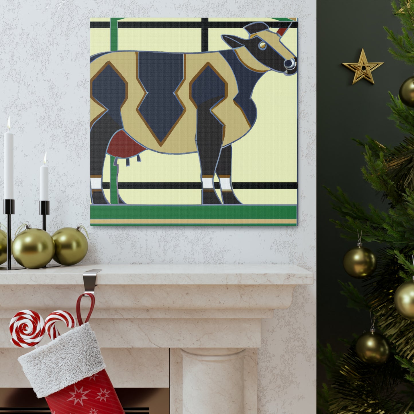 Cow on a Cusp - Canvas