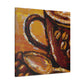 "Coffee: Impressionistic Sip" - Canvas