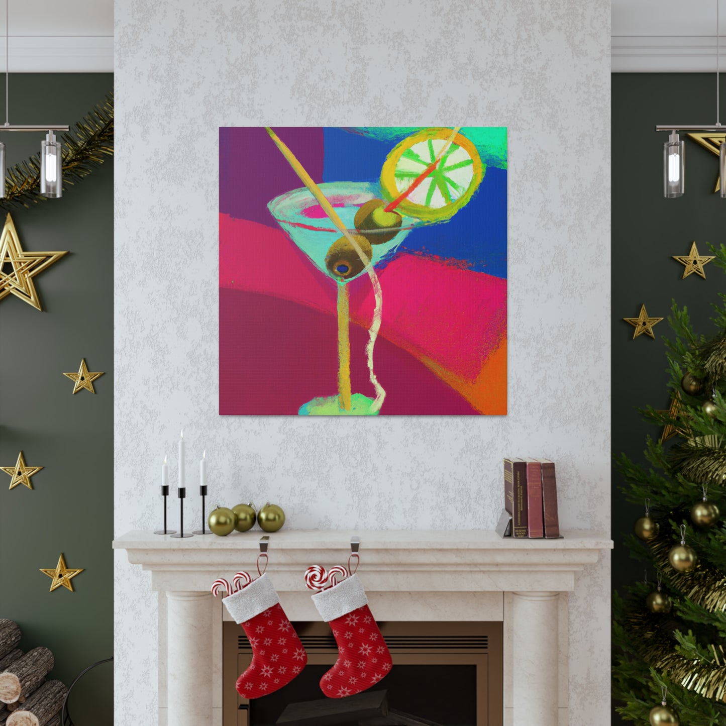 Martini Joyful Celebration - Canvas