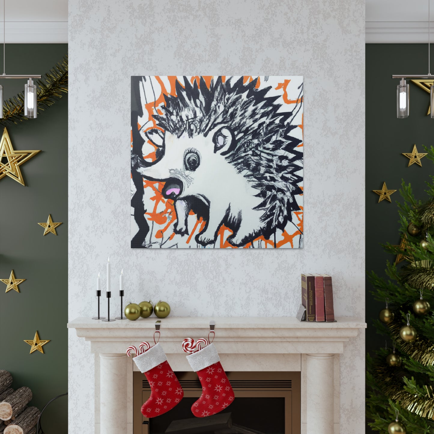 Hedgehog Urban Expression - Canvas