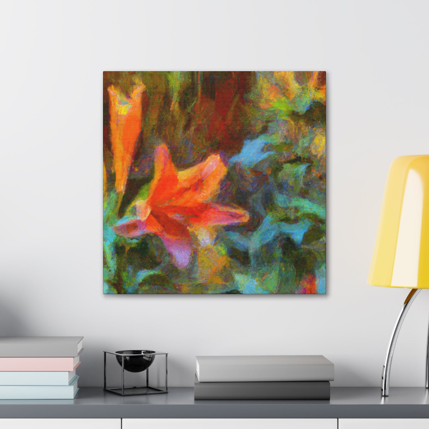 Lilies in Impressionism - Canvas