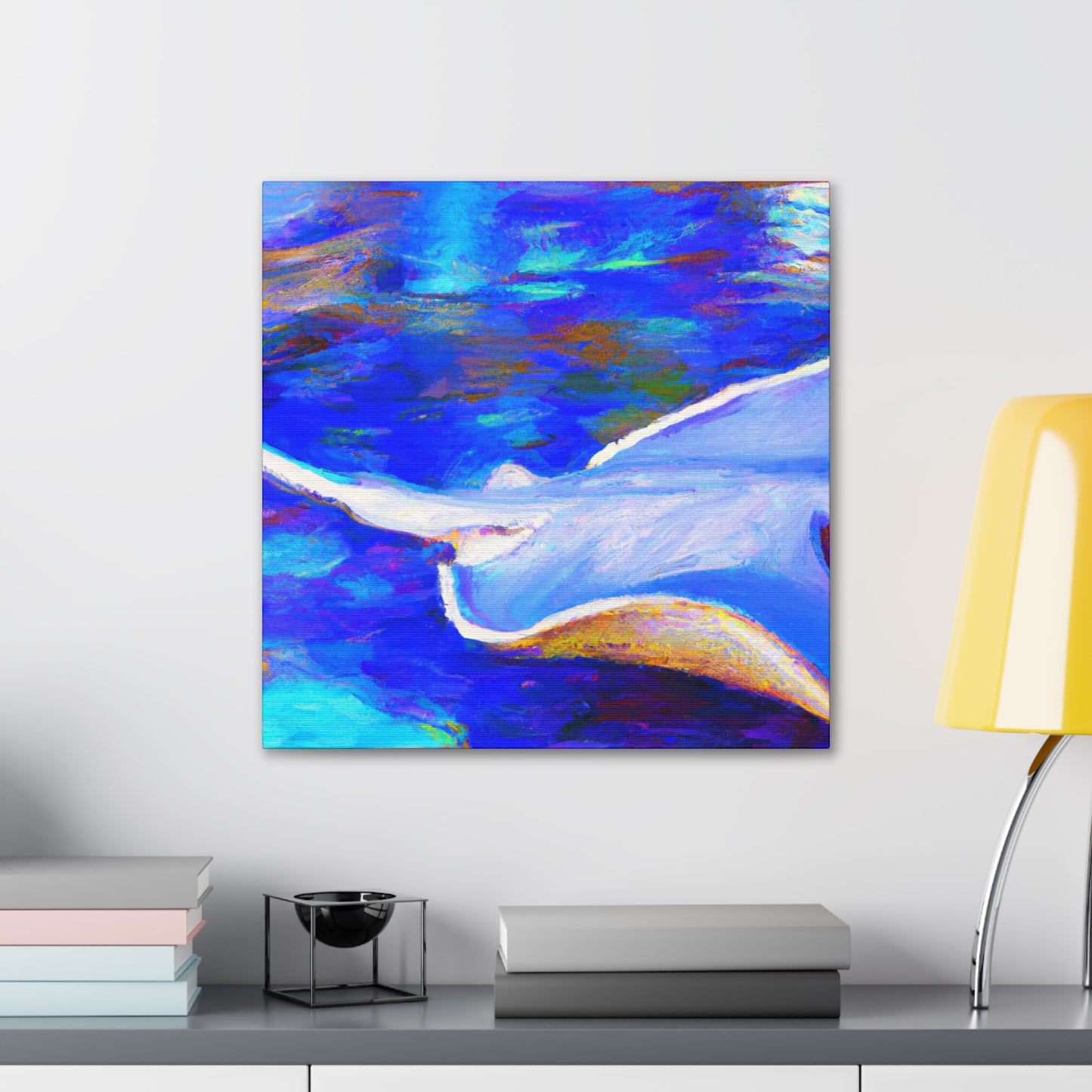 "Stunning Stingray Impression" - Canvas