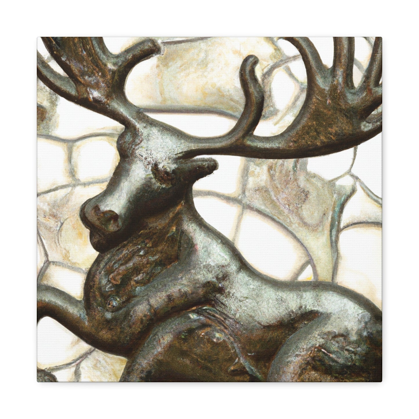 Reindeer Winding Paths - Canvas