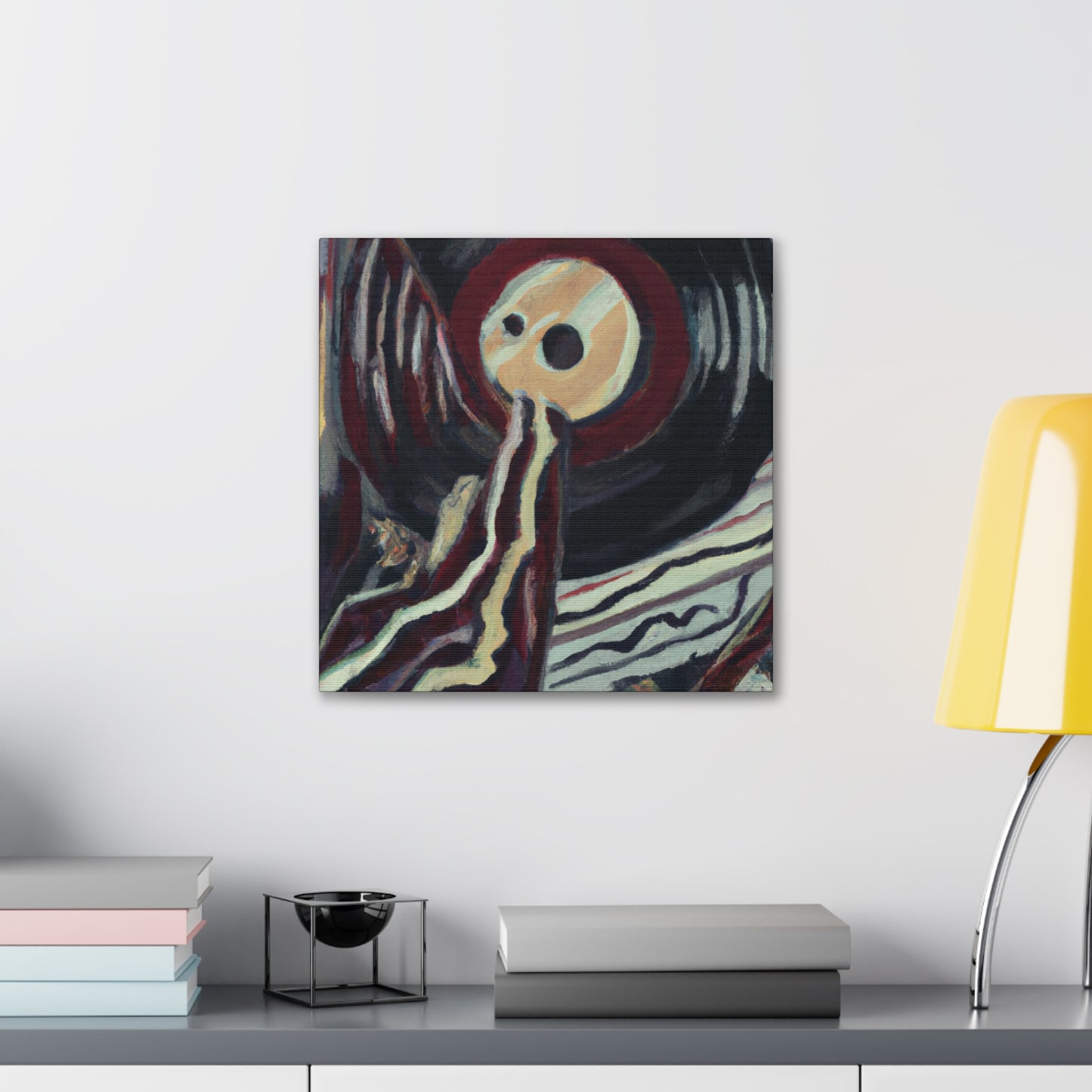 Vinyl Records Symphony - Canvas