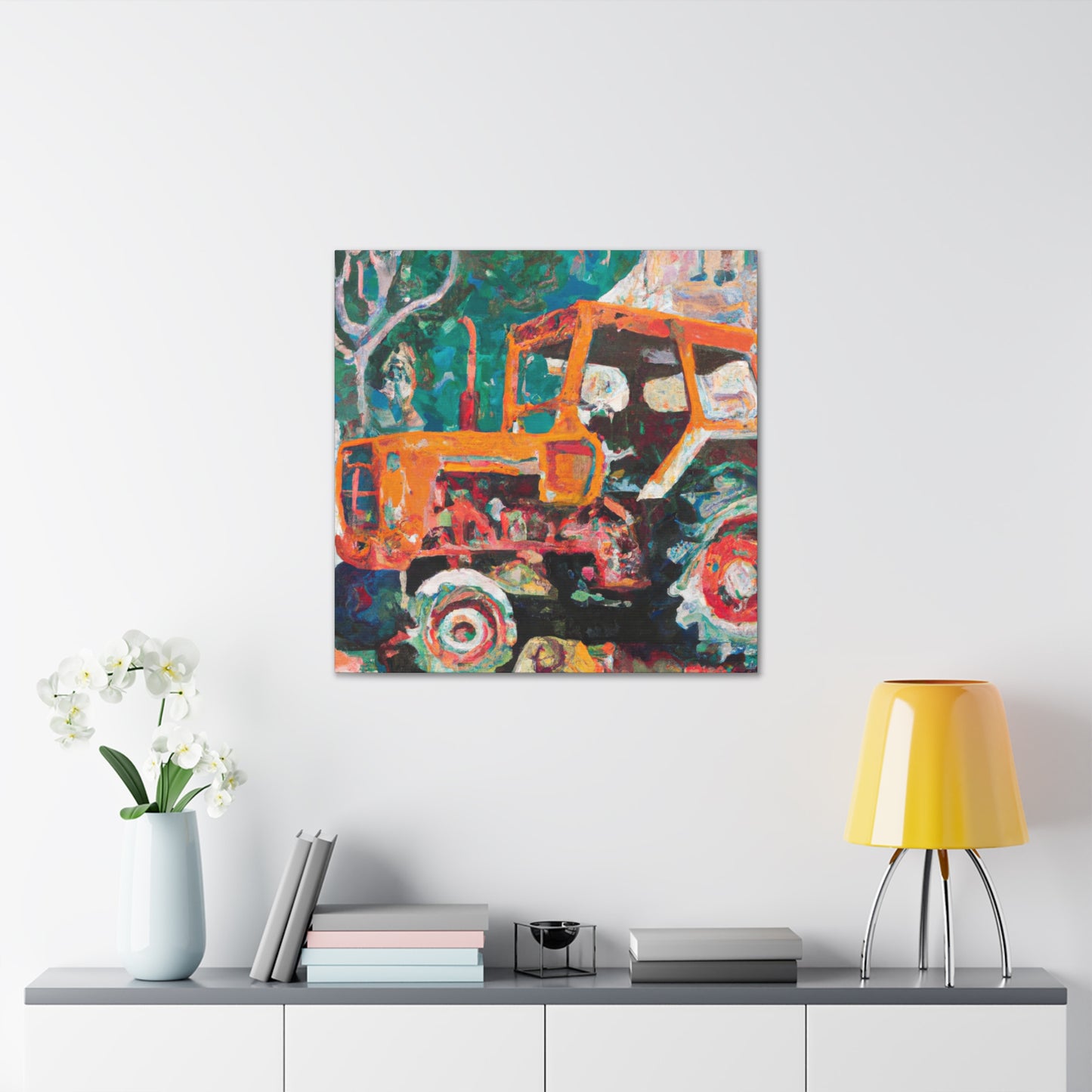 "Tractor in Splendor" - Canvas