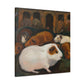 "Guinea Pig Renaissance Painting" - Canvas