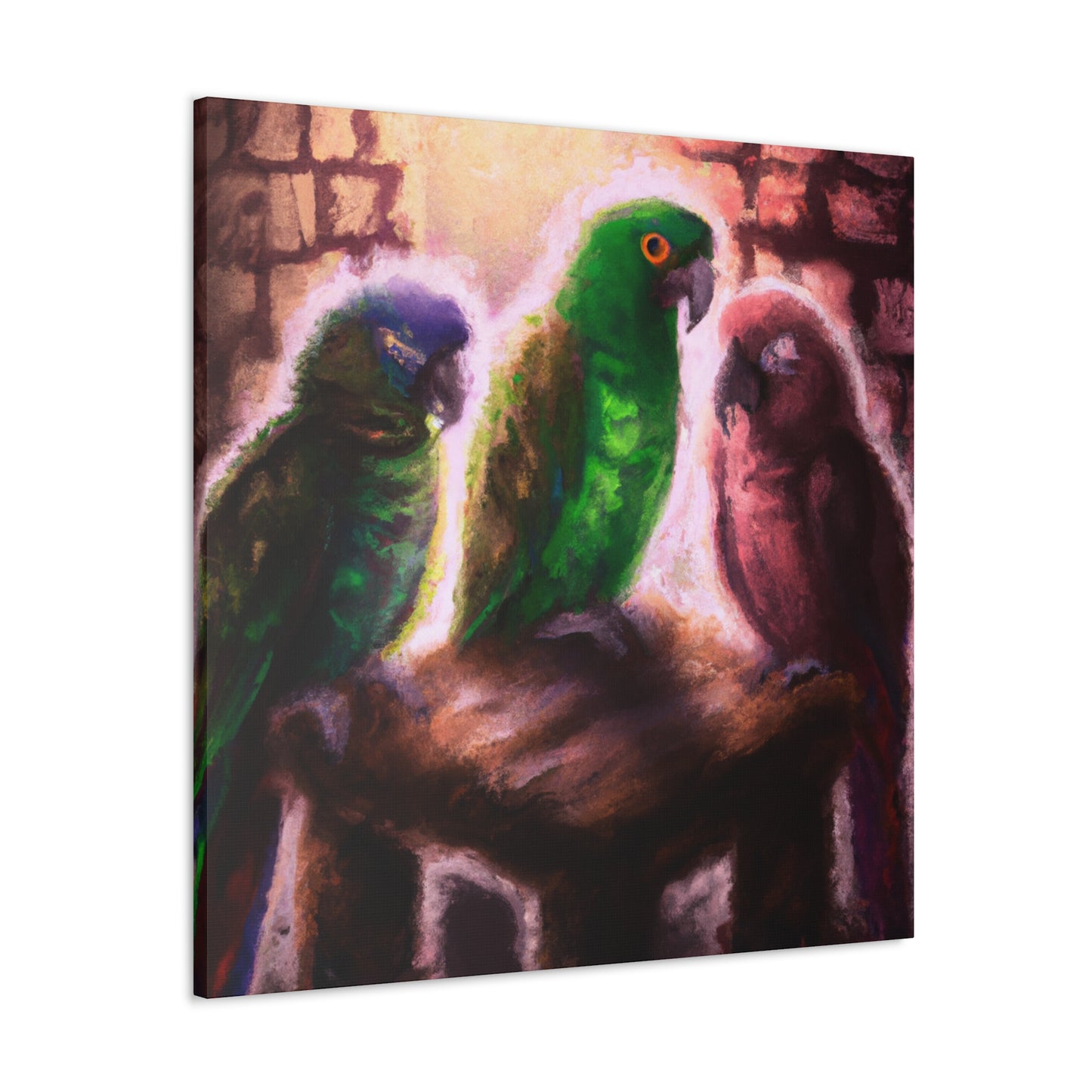 Parrots in Nebulae - Canvas