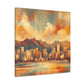 Paradise's Colorful Awakening - Canvas