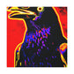 "American Crow Pop Art" - Canvas