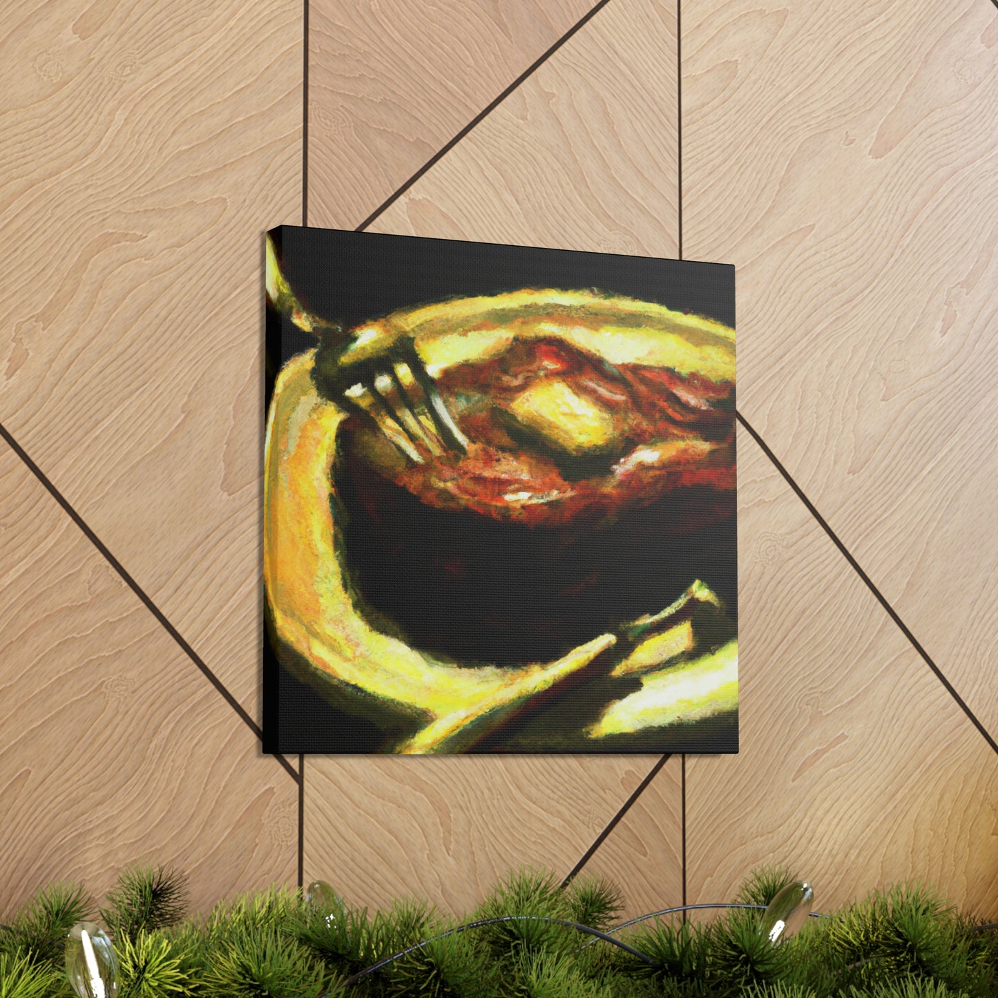 Meaty Impressionist Feast - Canvas