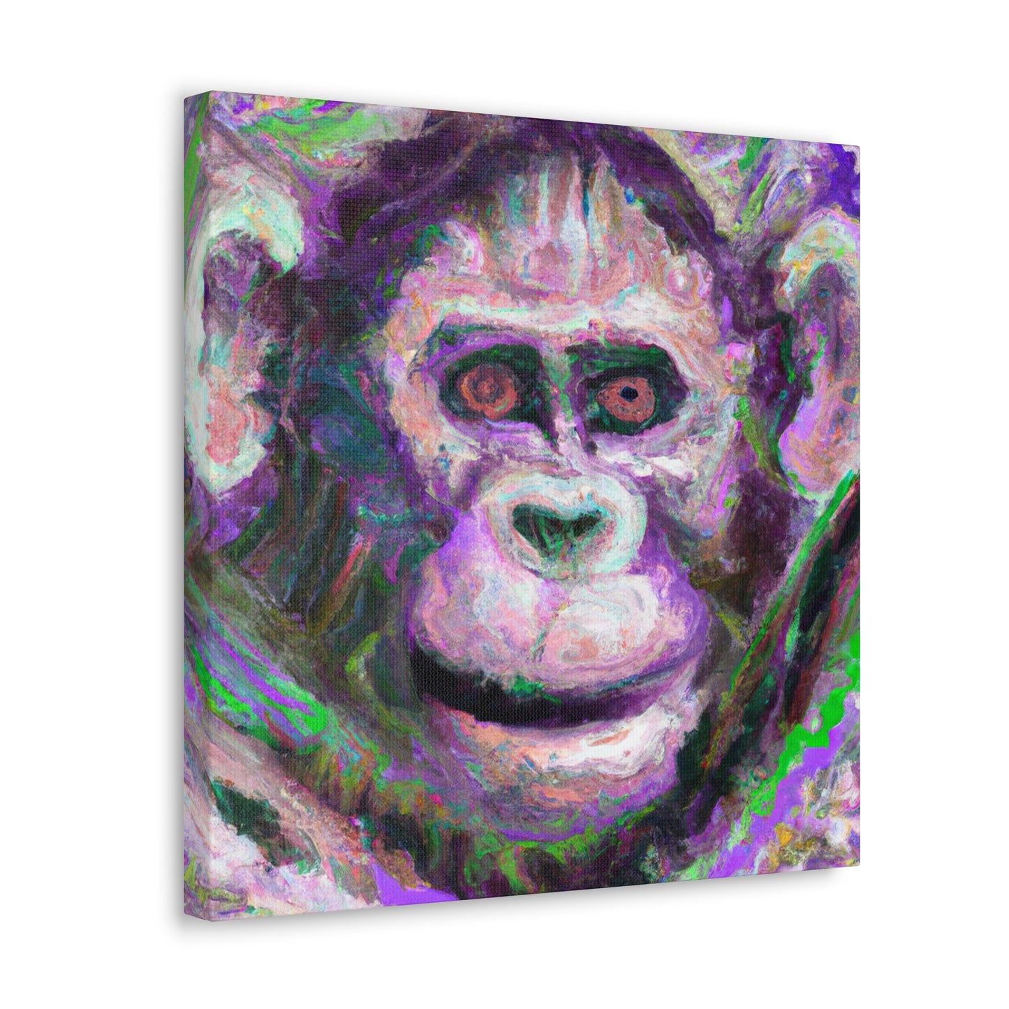 "Chimp in Expressionism" - Canvas