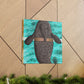 Manatee in Deco Style - Canvas