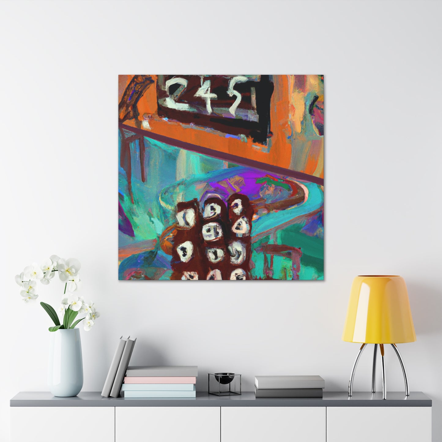 "Movie Countdown Mural" - Canvas