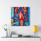 Lobster's Captivating Colors - Canvas